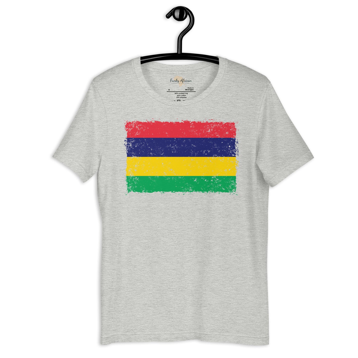 Mauritius grunge unisex tee