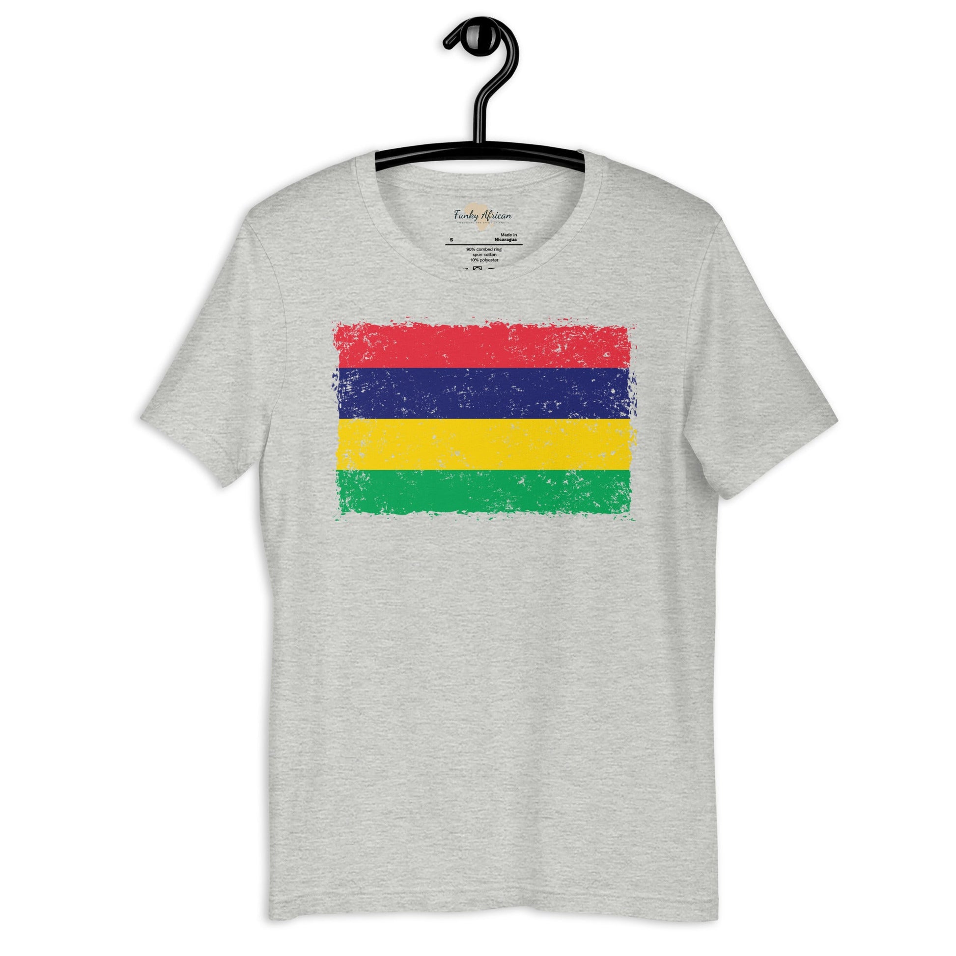Mauritius grunge unisex tee Funky African