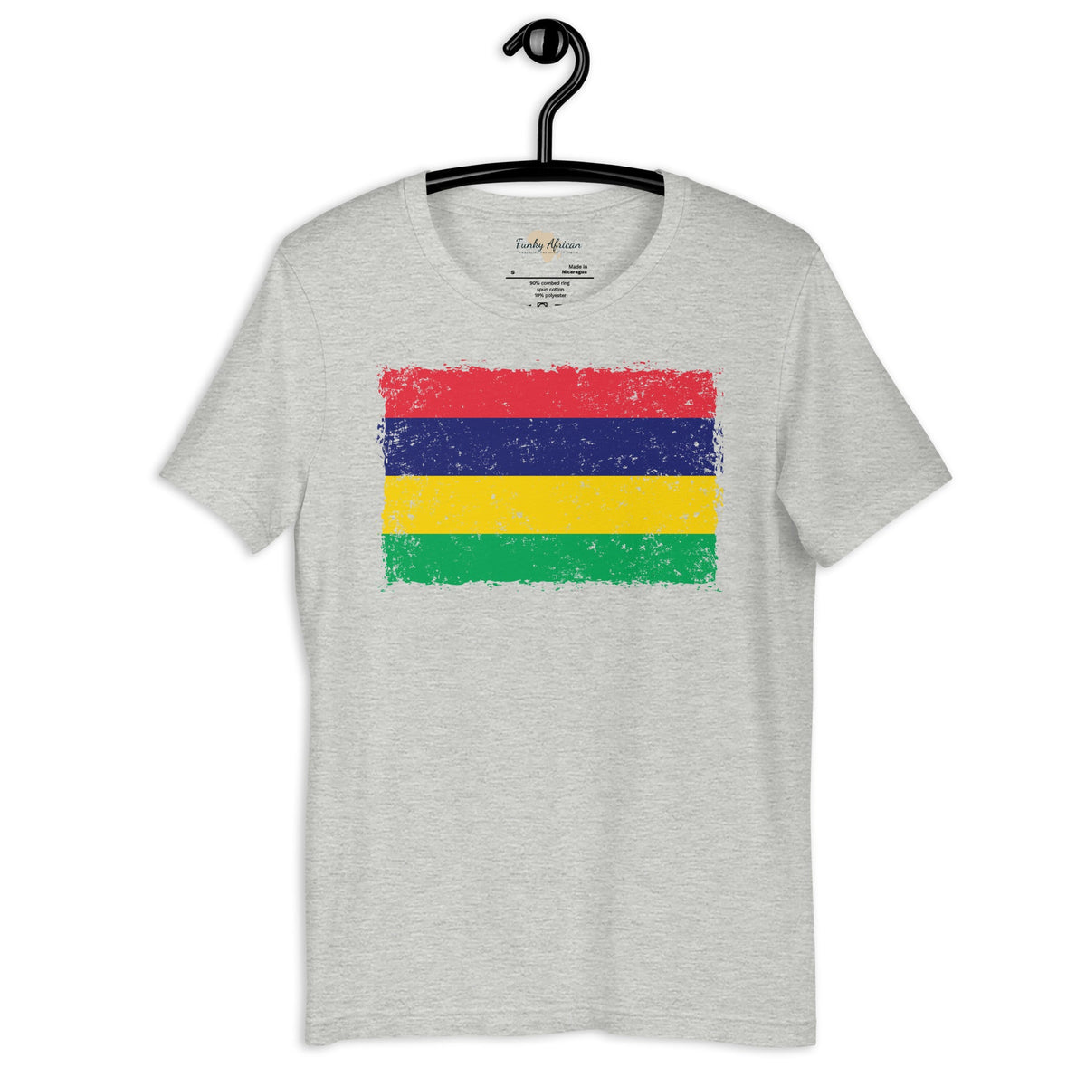 Mauritius grunge unisex tee Funky African
