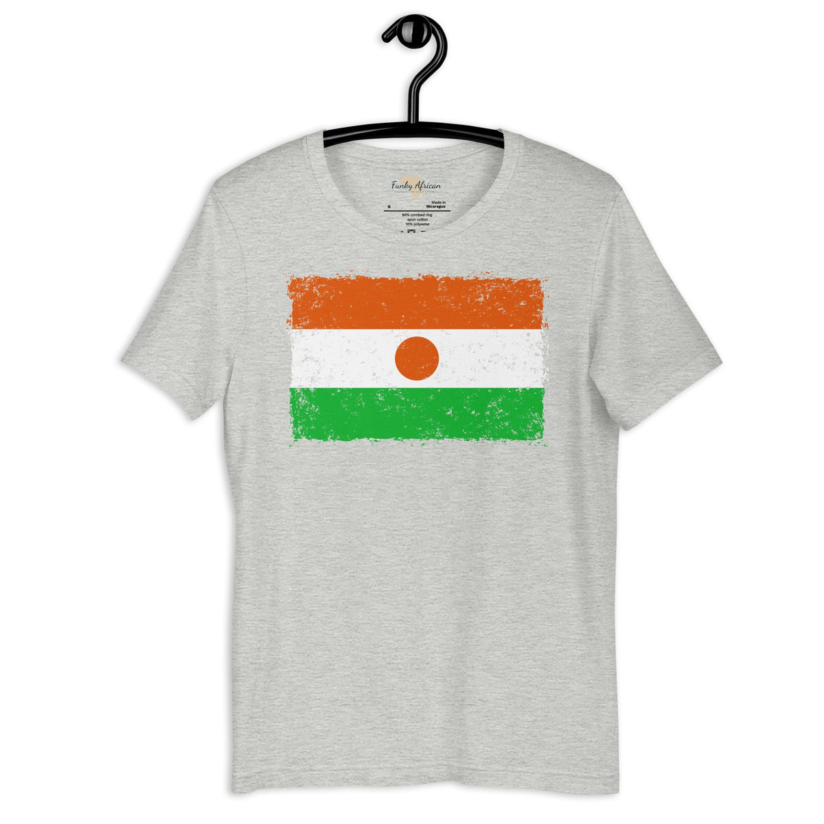 Nigerien grunge unisex tee Funky African