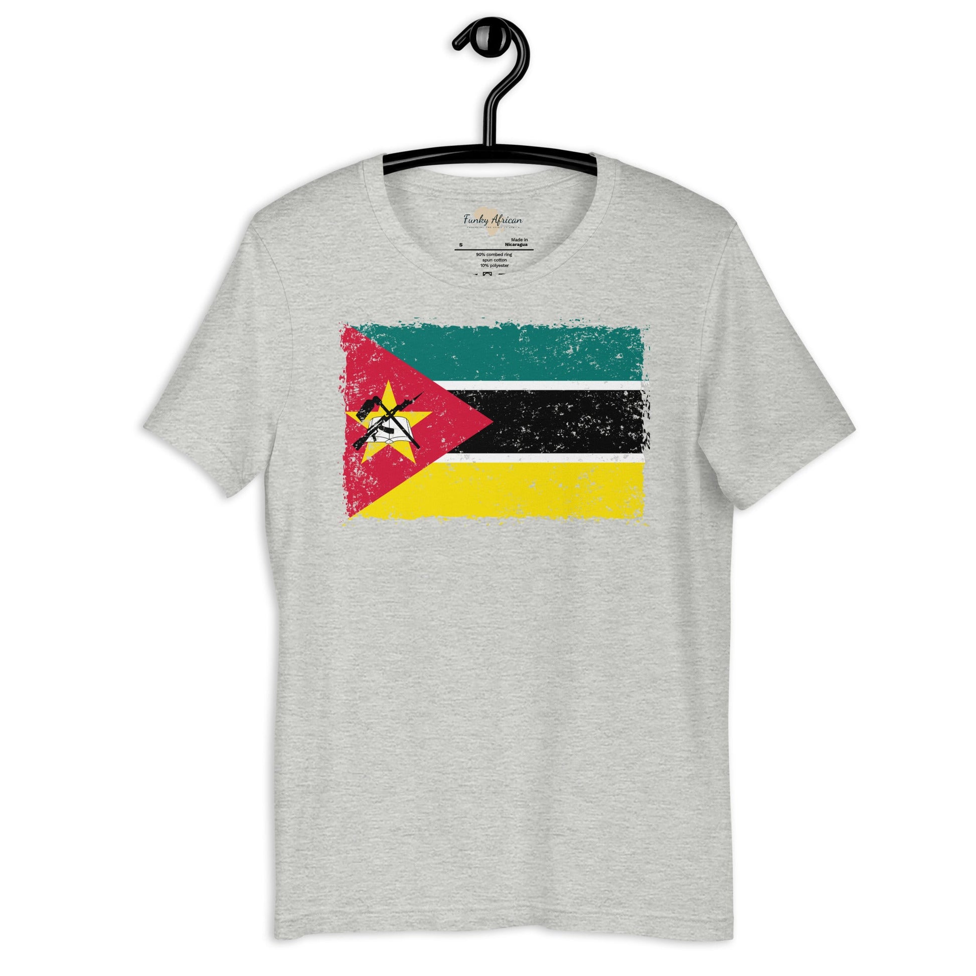 Mozambique grunge unisex tee Funky African