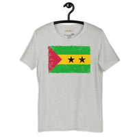 São Tomé and Príncipe grunge unisex tee Funky African