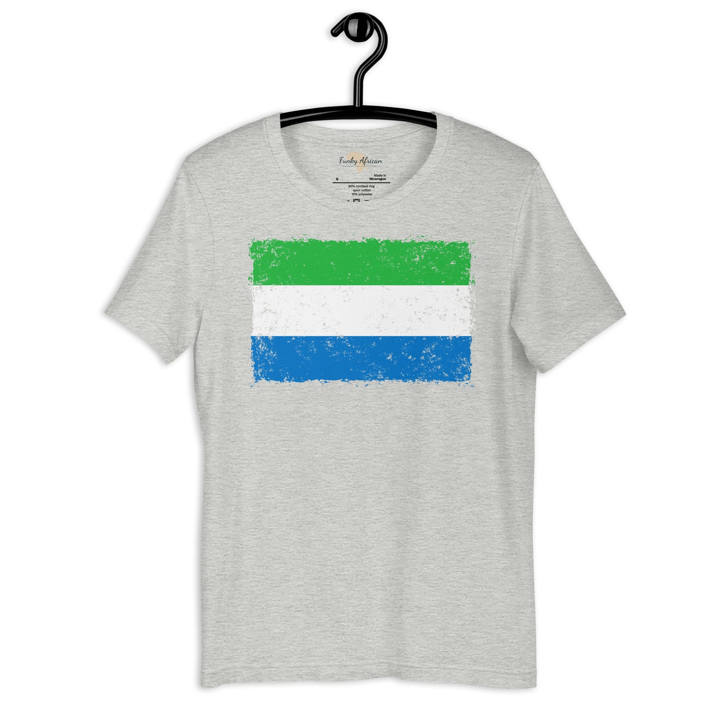 Sierra Leone grunge unisex tee