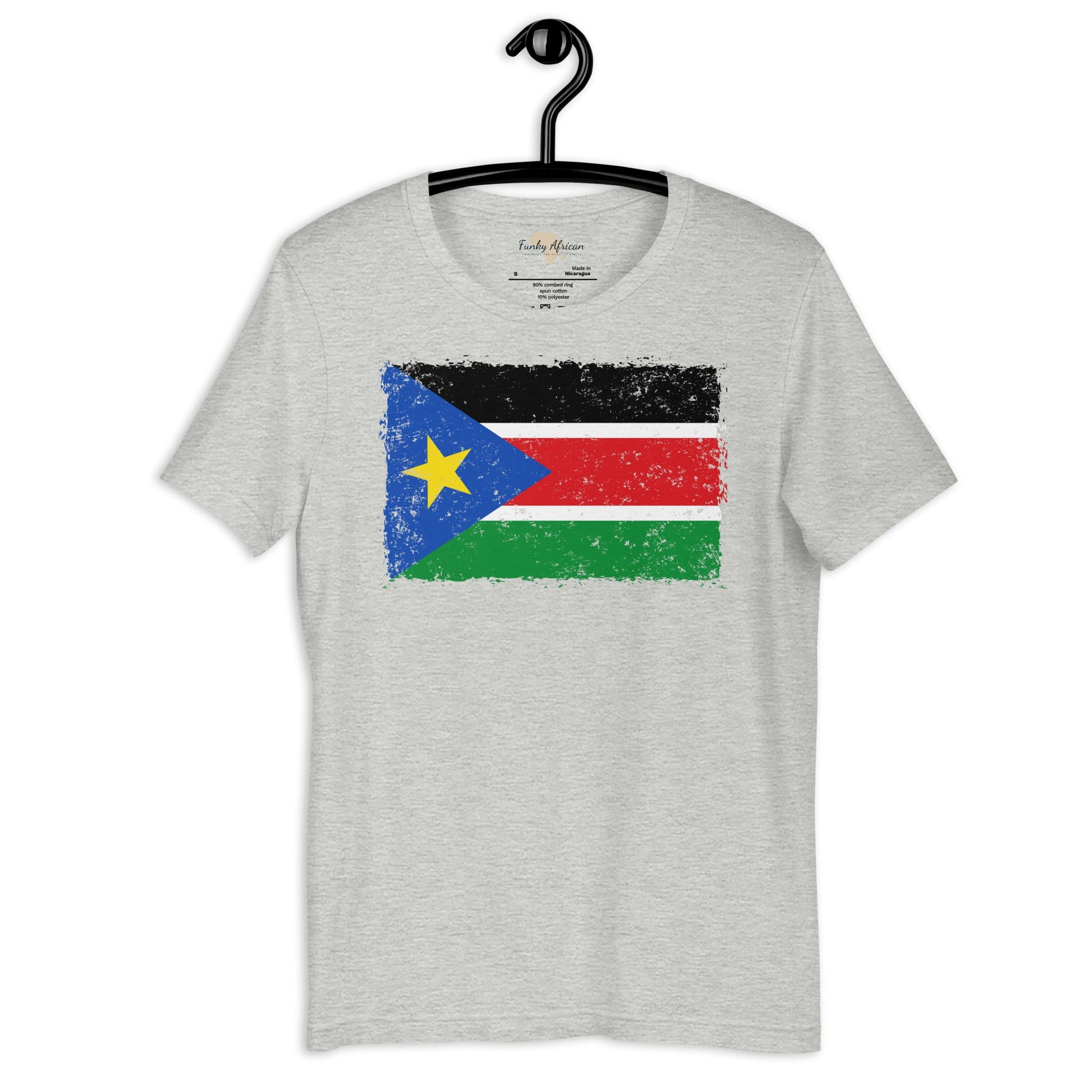 South Sudan grunge unisex tee Funky African