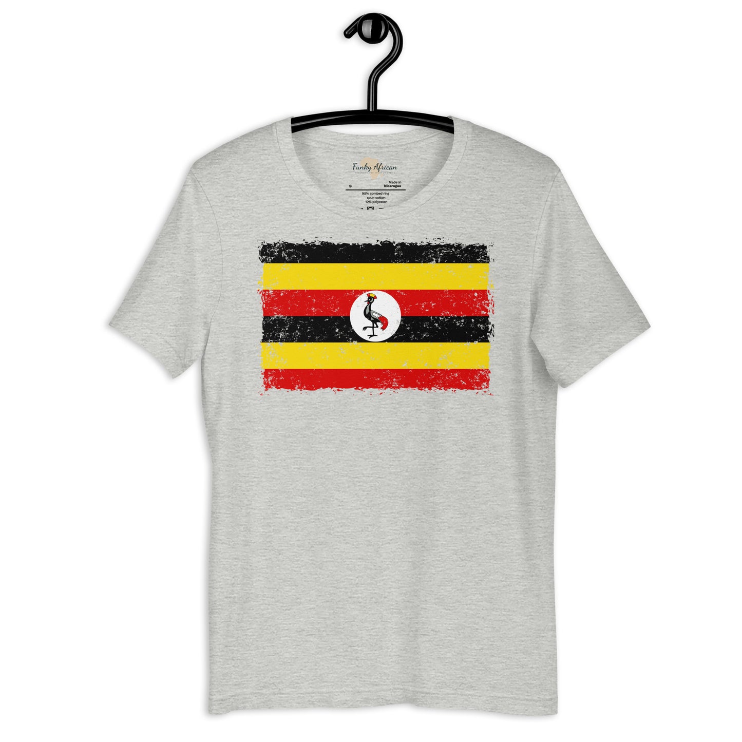 Uganda grunge unisex tee