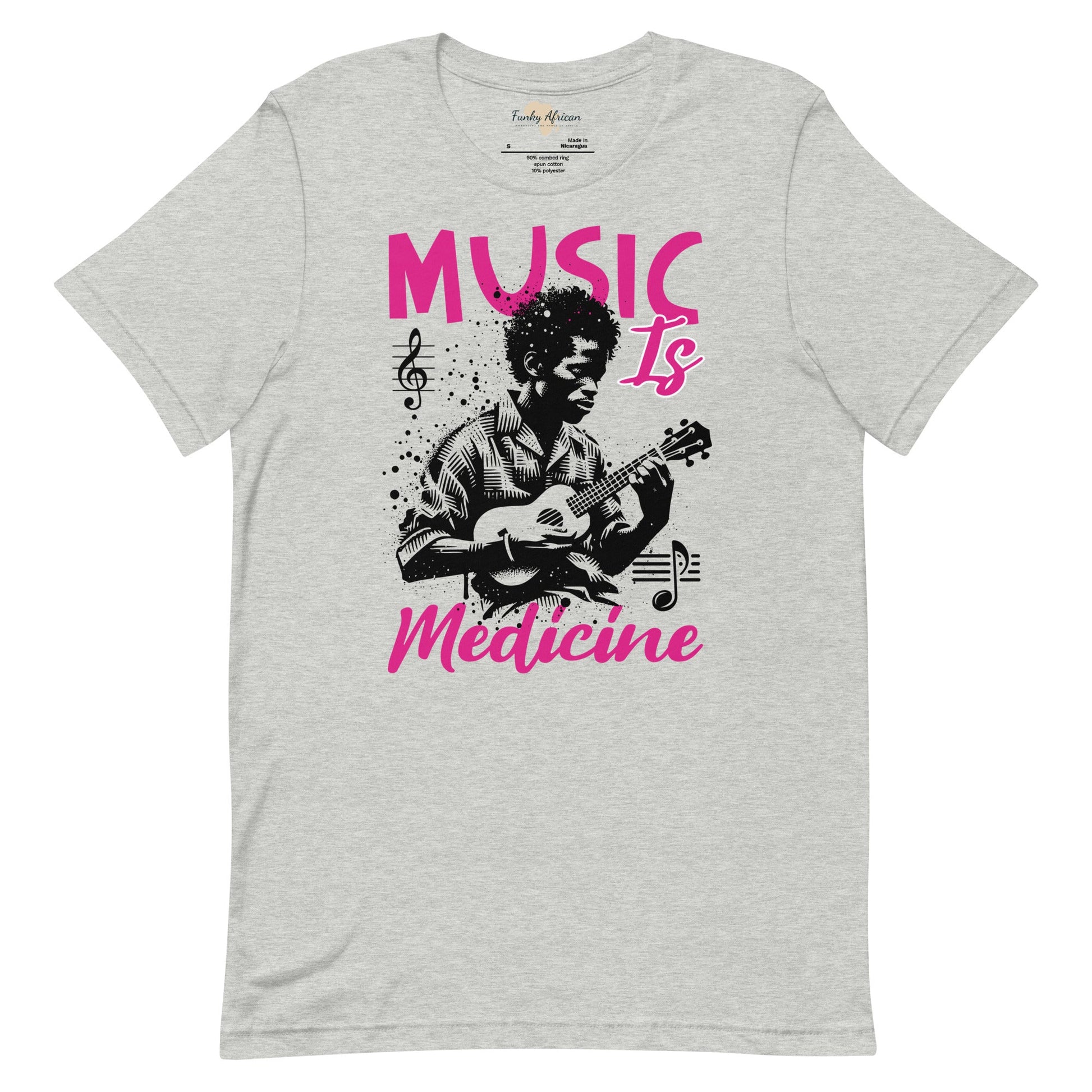 Music is medicine unisex t-shirt Funky African