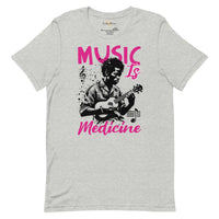 Music is medicine unisex t-shirt Funky African