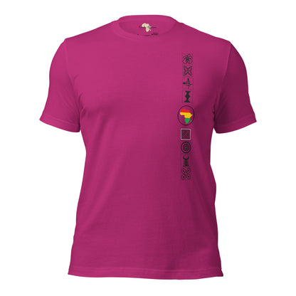 Adinkra Sided Unisex t-shirt