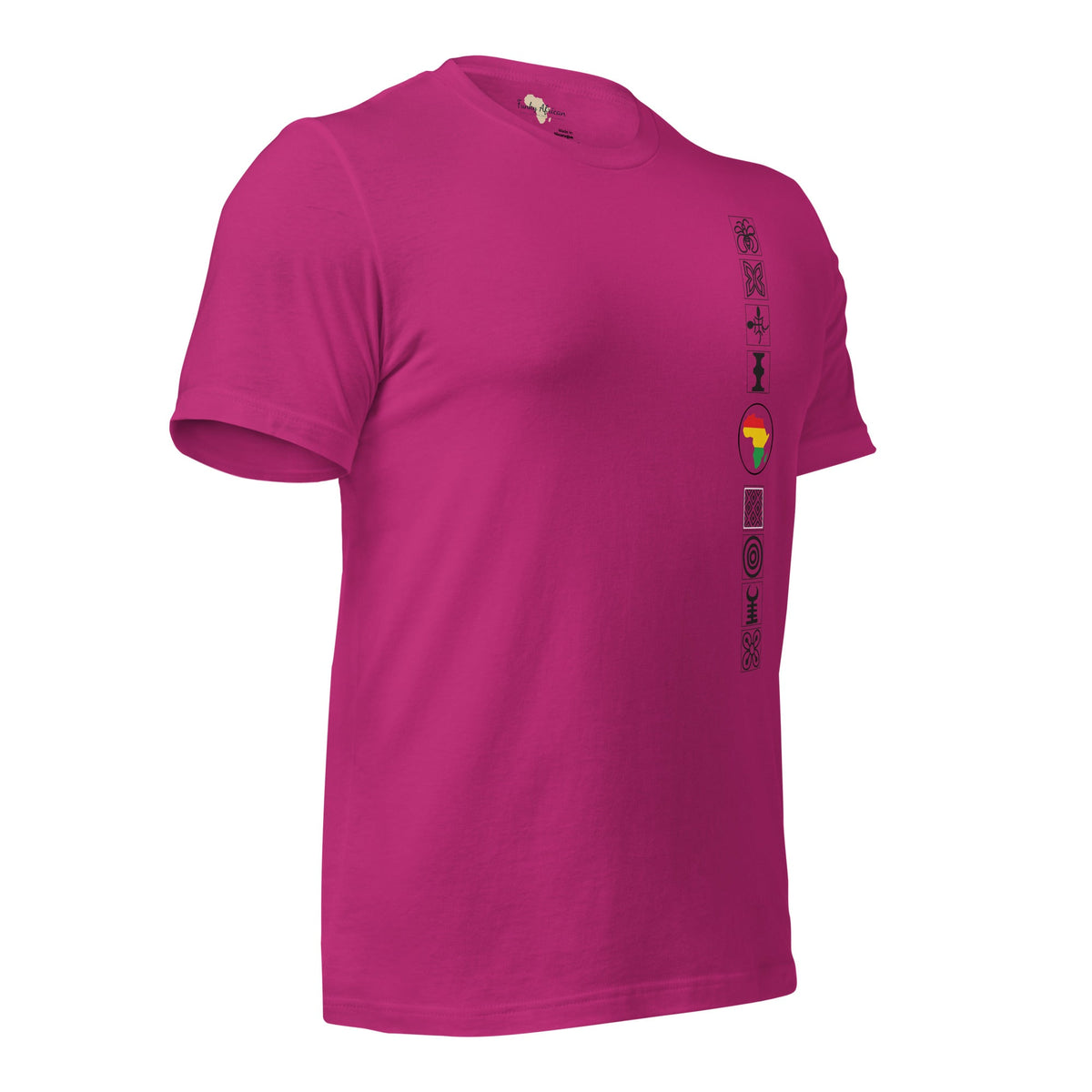 Adinkra Sided Unisex t-shirt Funky African