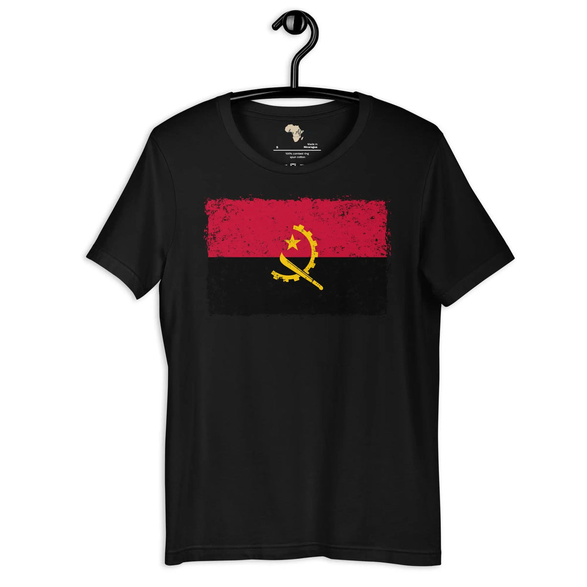 Angolan grunge unisex tee Funky African