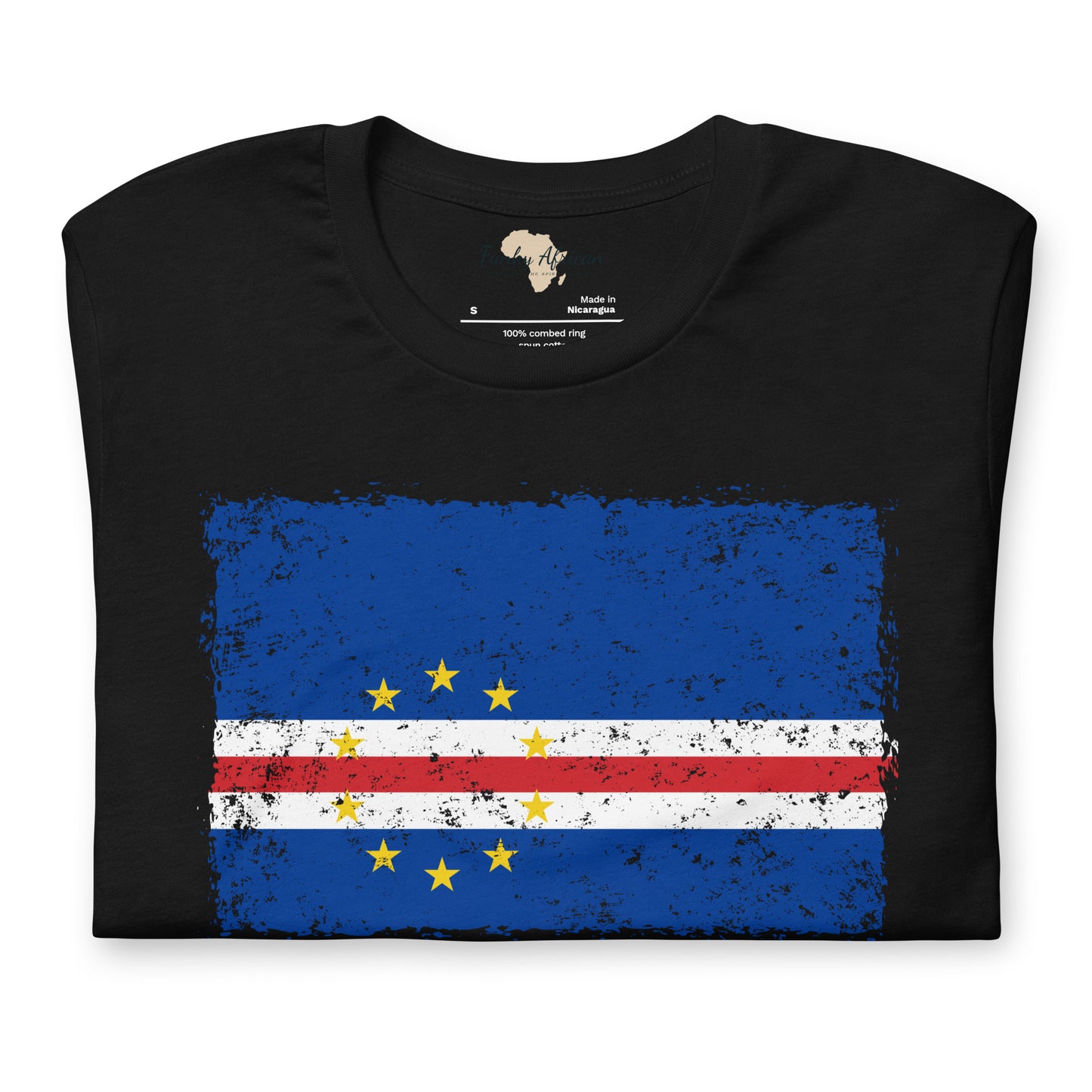 Cabo Verde grunge unisex tee