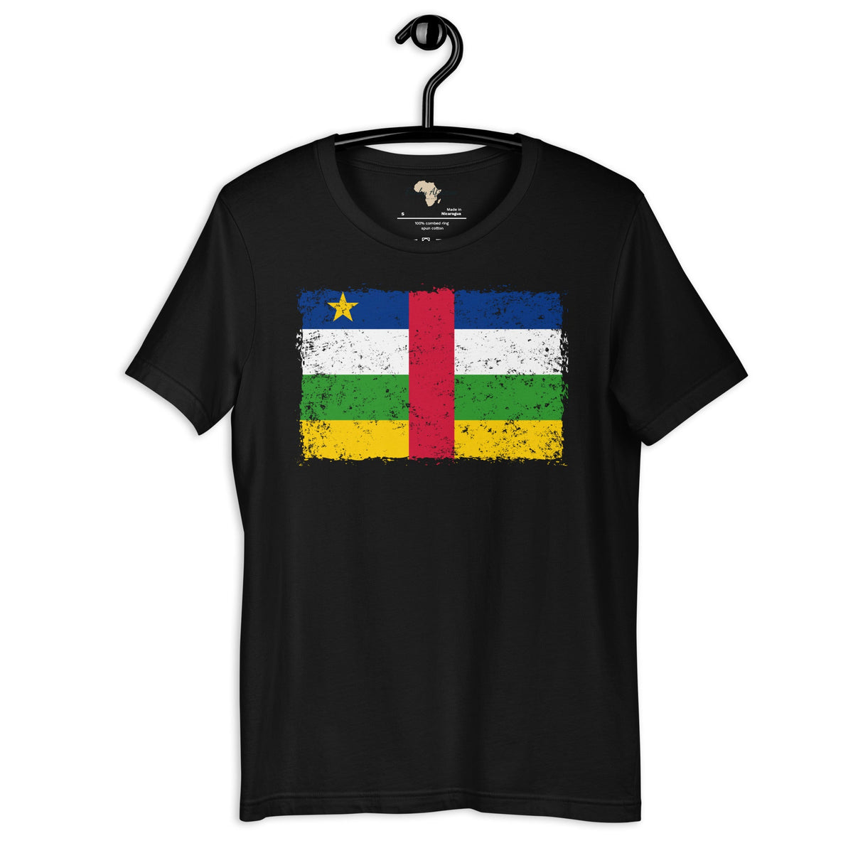 Central African Republic grunge unisex tee Funky African