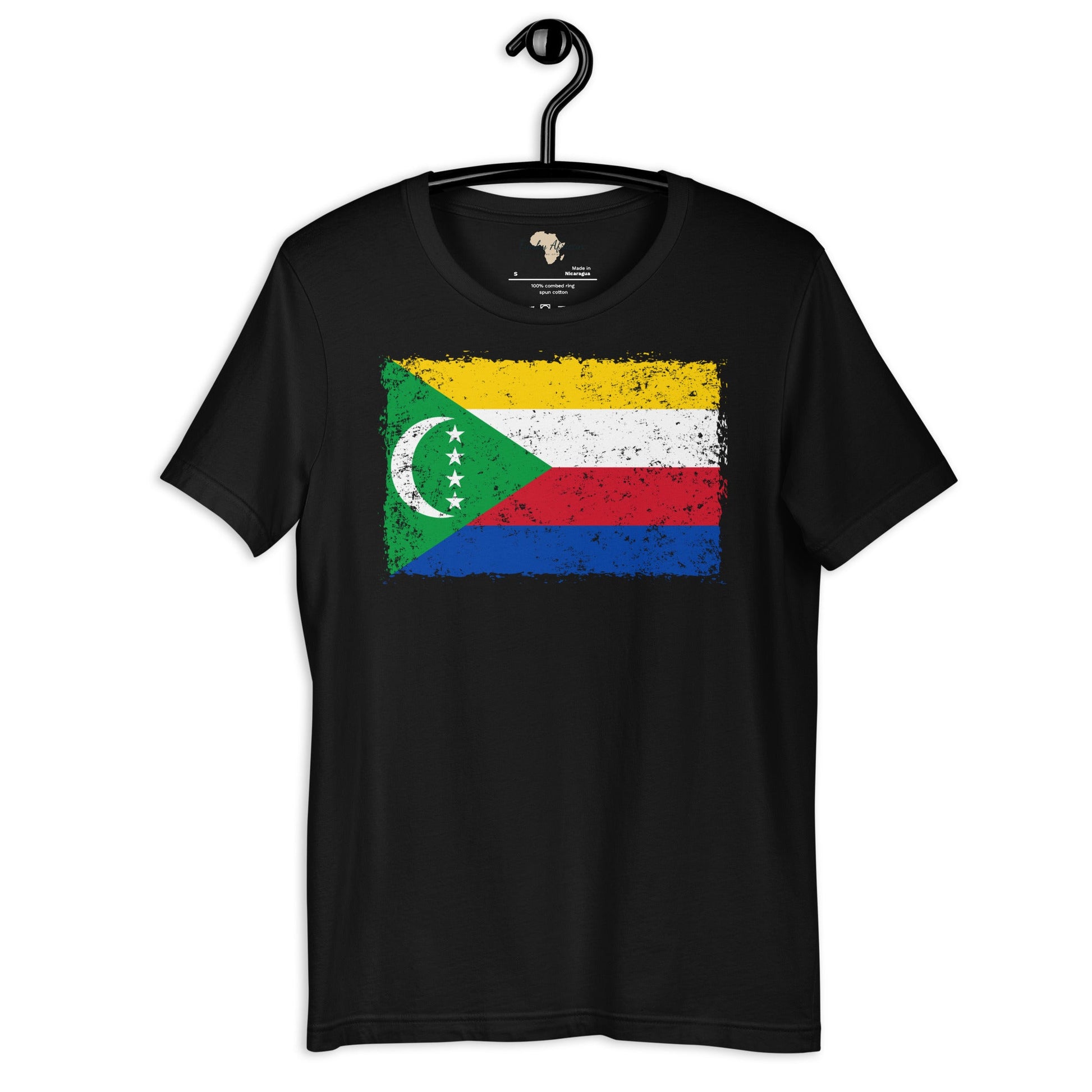 Comoros grunge unisex tee Funky African