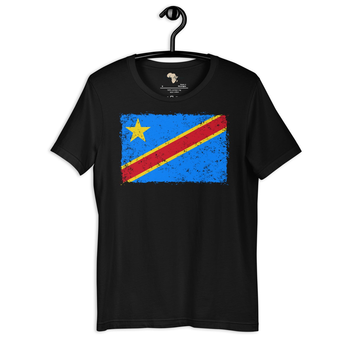 DR Congo grunge unisex tee