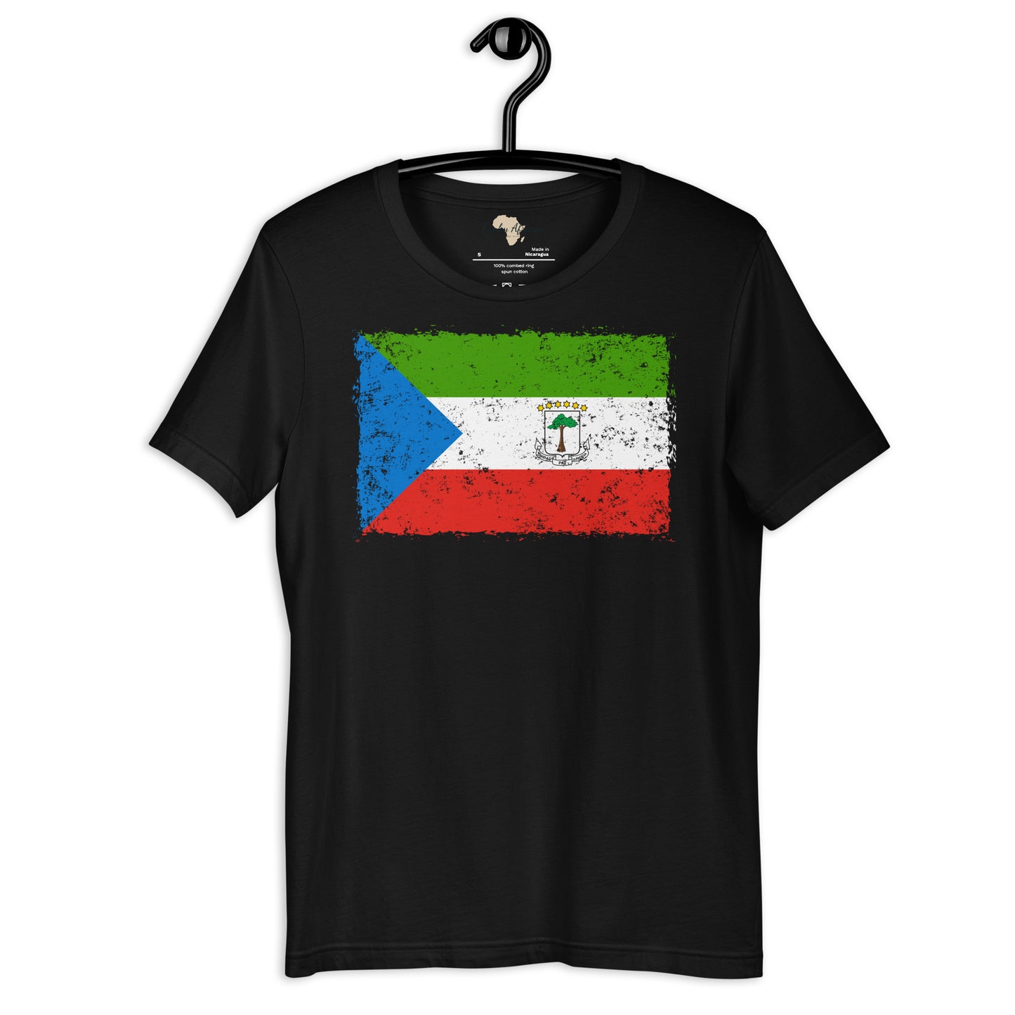 Equatorial Guinea grunge unisex tee