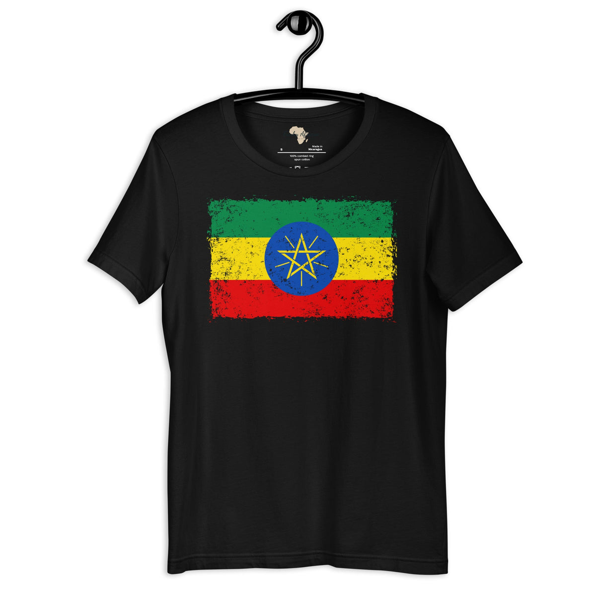 Ethiopia grunge unisex tee Funky African