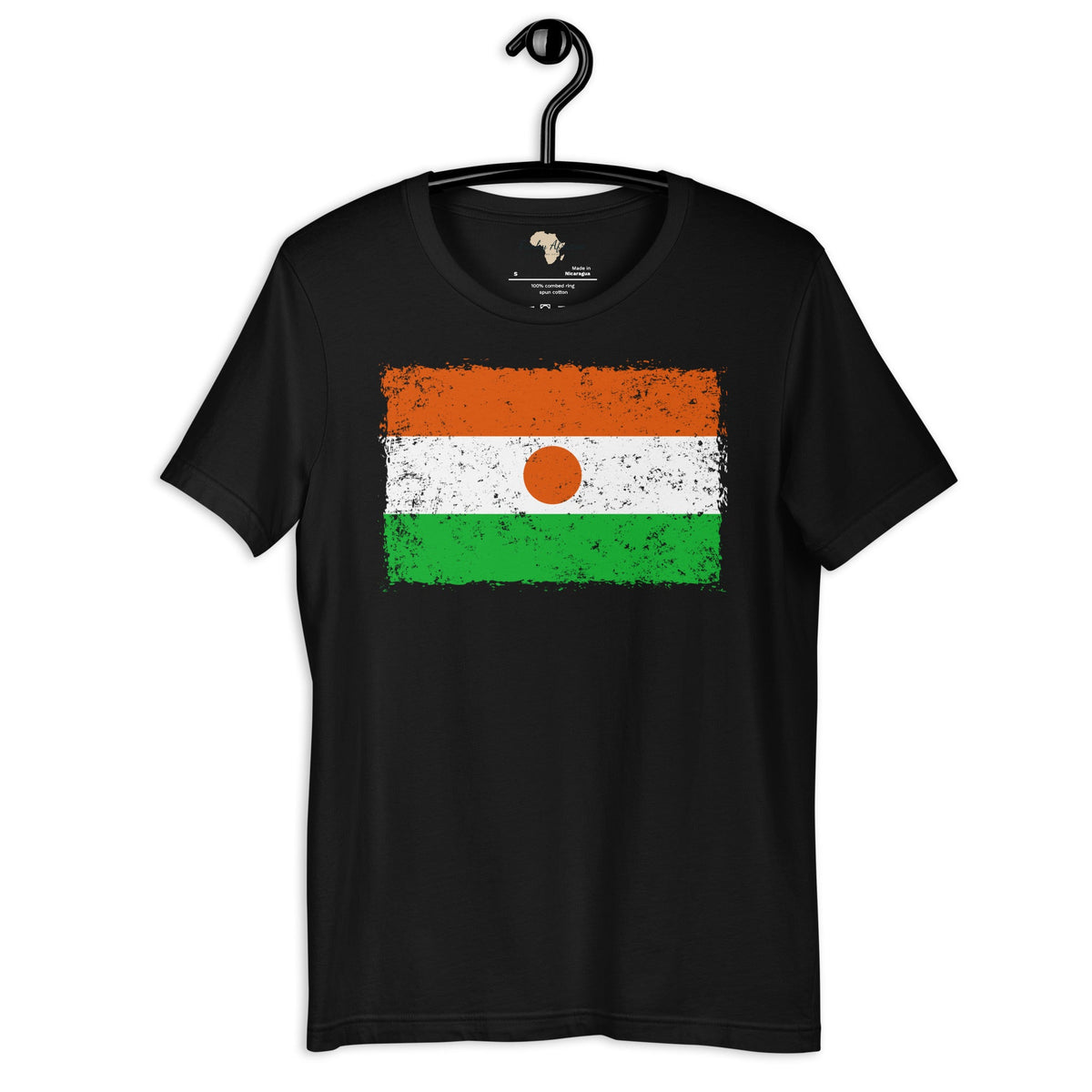 Nigerien grunge unisex tee Funky African