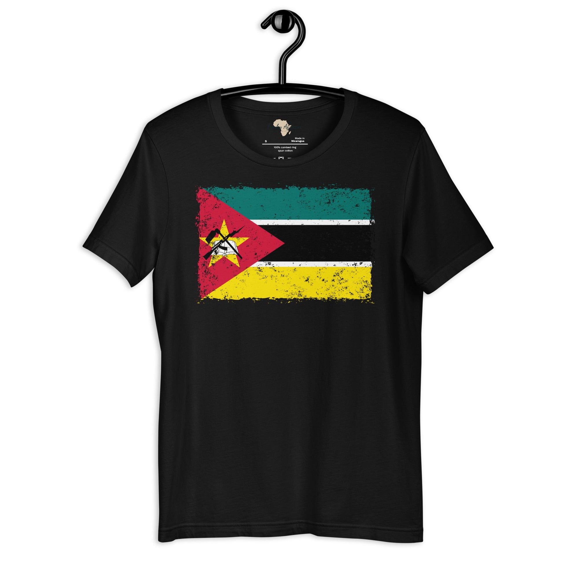 Mozambique grunge unisex tee Funky African