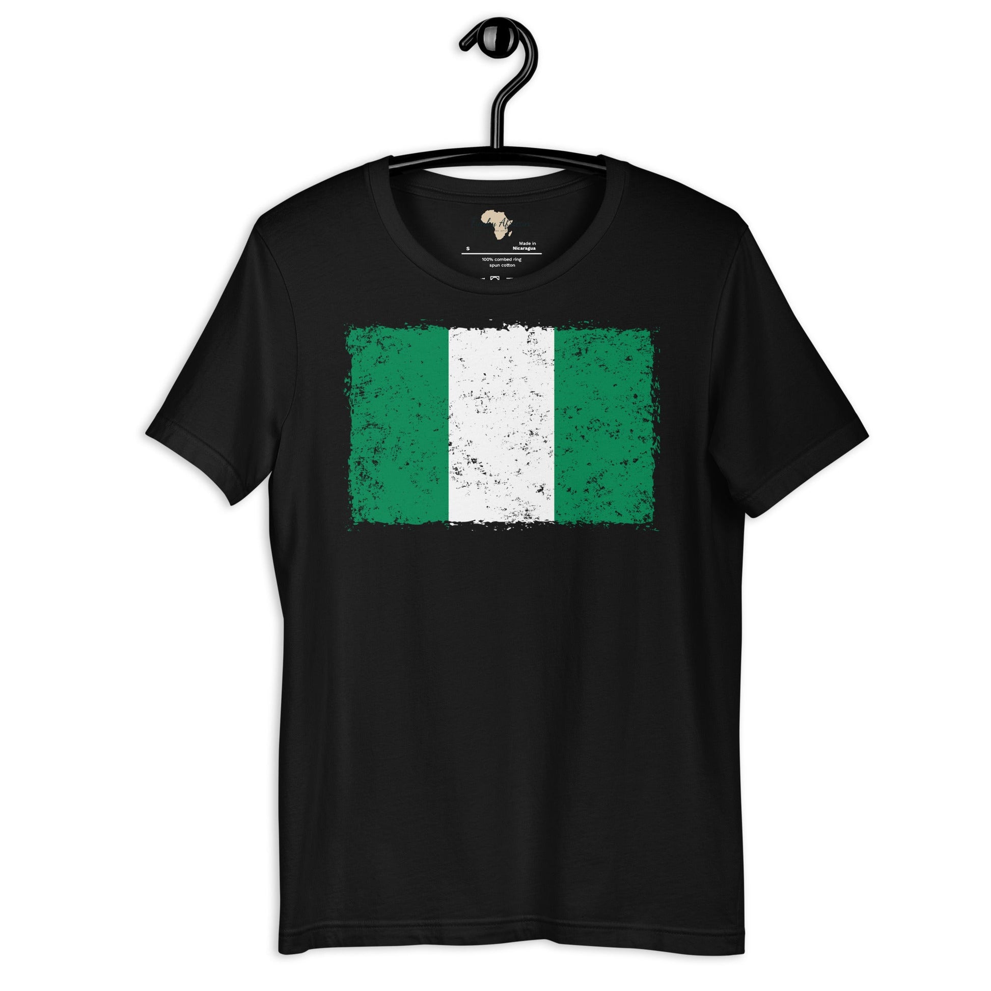 Nigeria grunge unisex tee Funky African