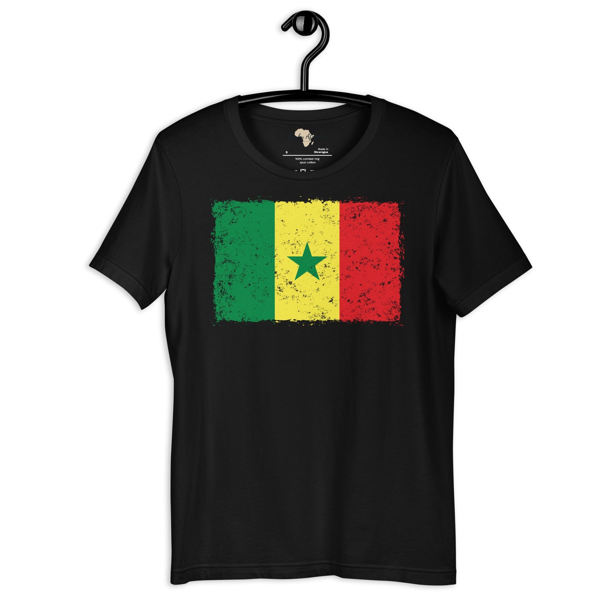 Senegal grunge unisex tee Funky African