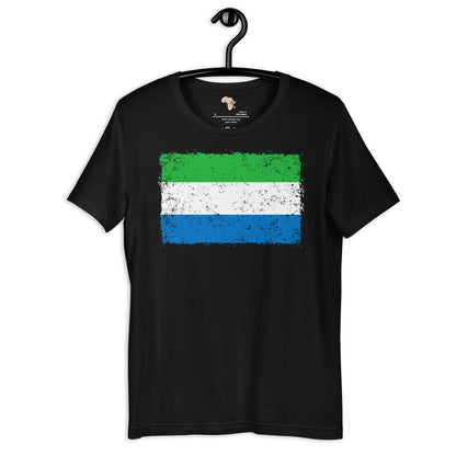 Sierra Leone grunge unisex tee