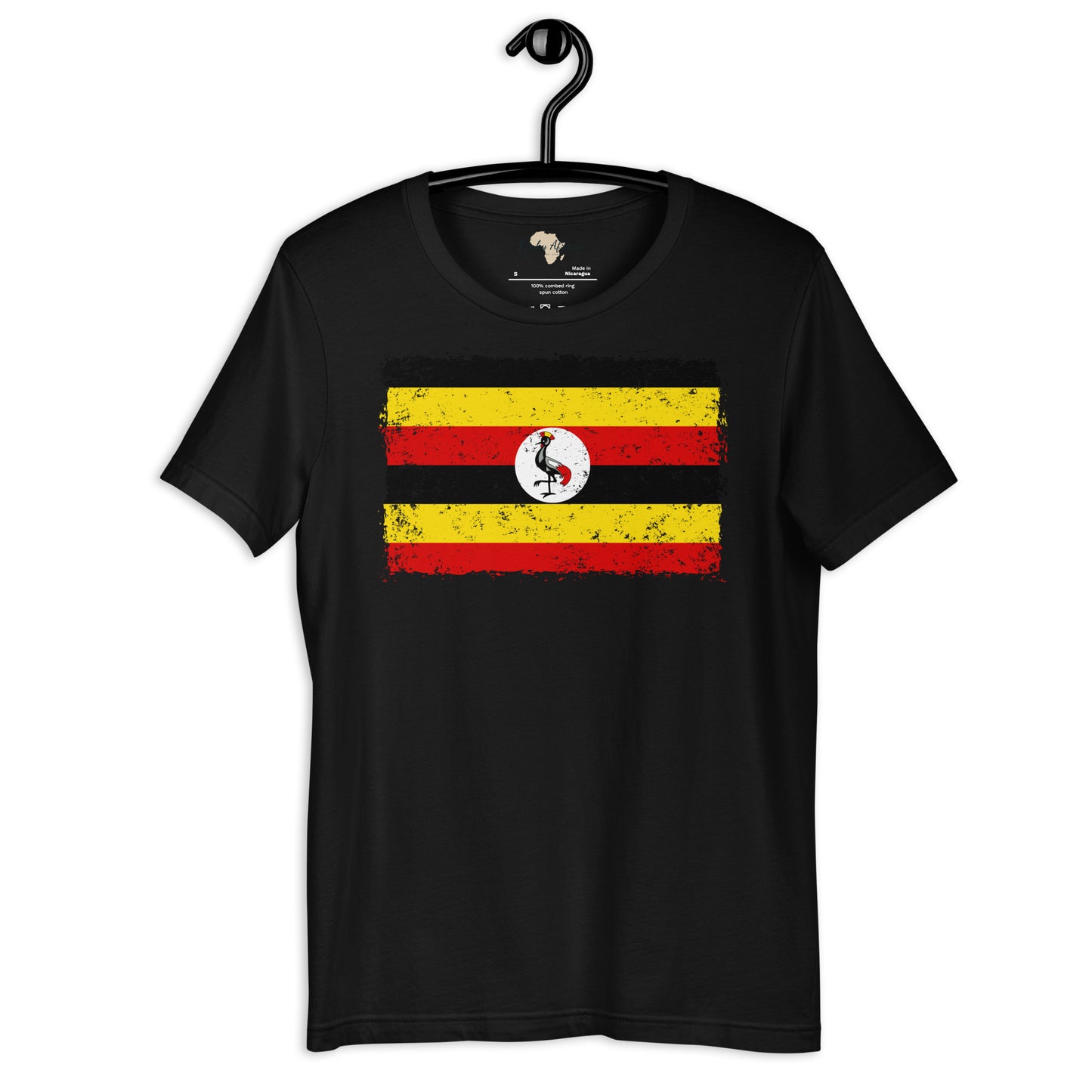 Uganda grunge unisex tee