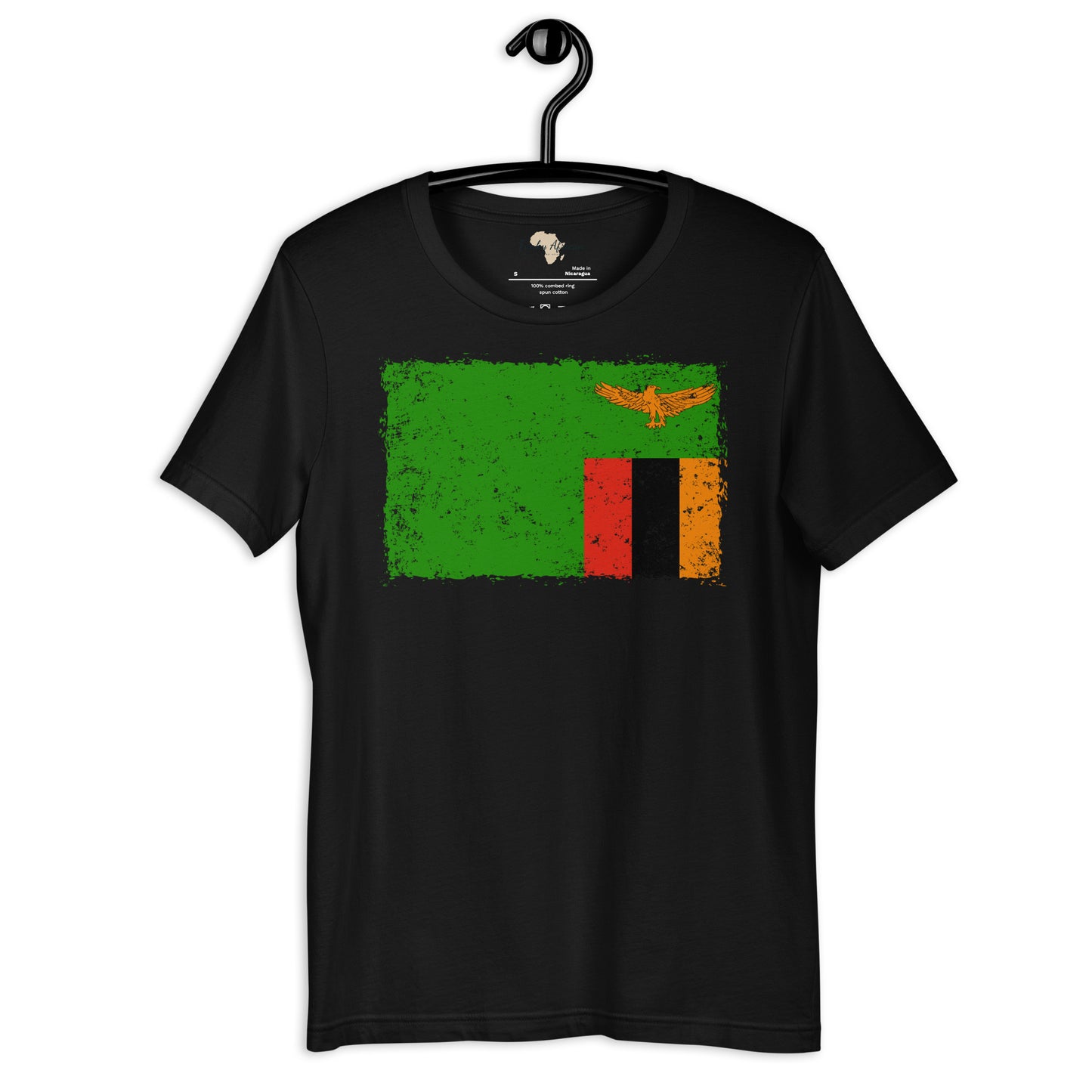 Zambia grunge unisex tee