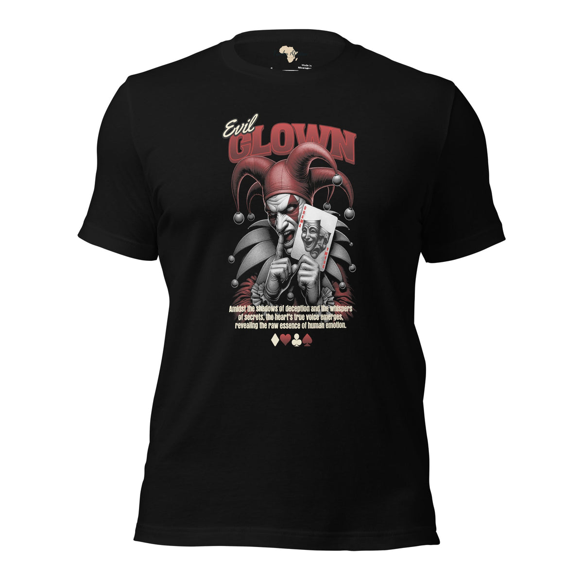 Evil clown unisex tee Funky African