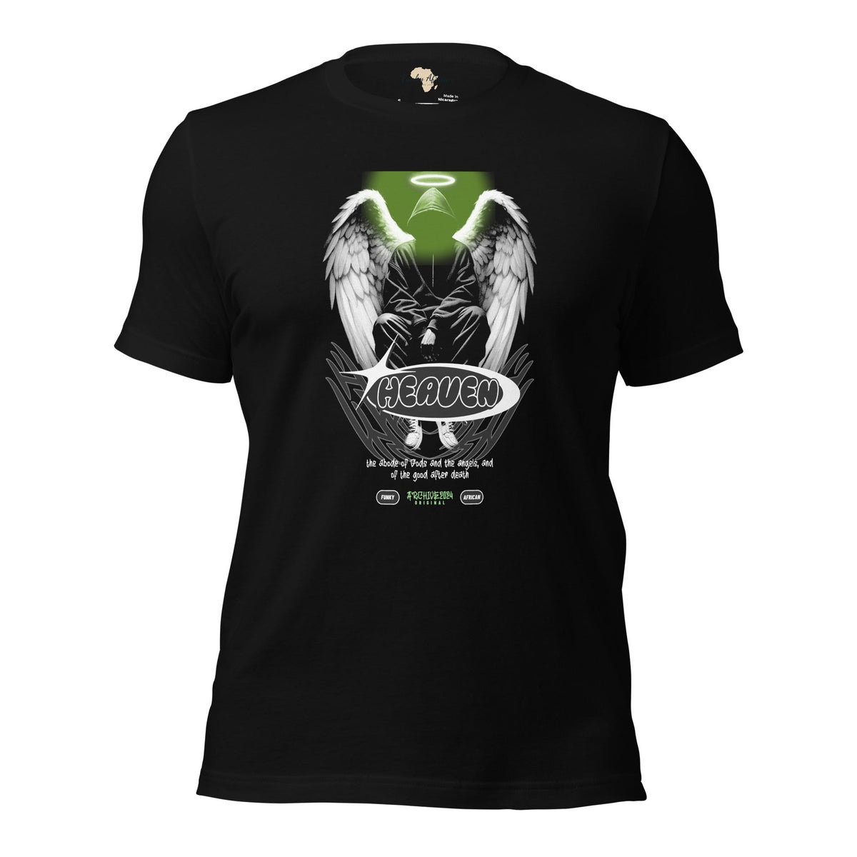 Heaven unisex tee Funky African