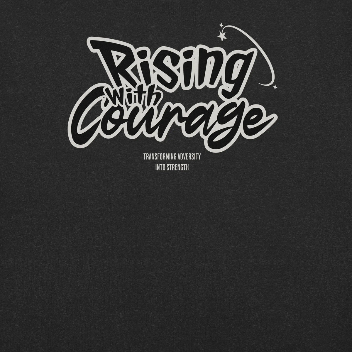 Rising with courage unisex t-shirt Funky African
