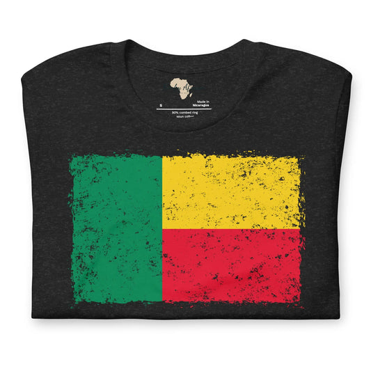 Benin grunge unisex tee Funky African
