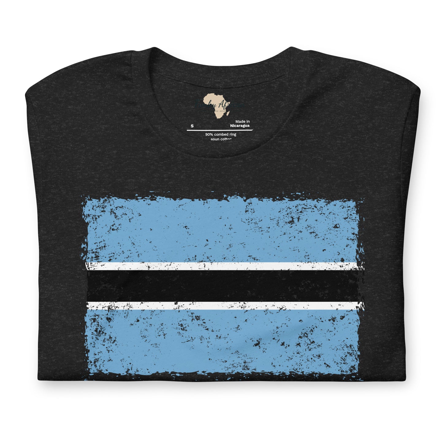 Botswana grunge unisex tee