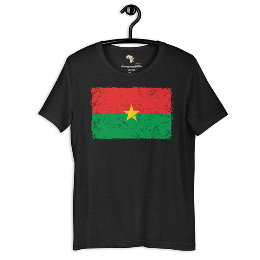 Burkina Faso grunge unisex tee