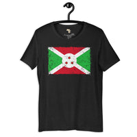 Burundi grunge unisex tee Funky African