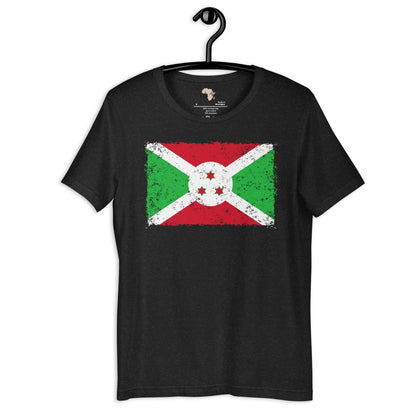 Burundi grunge unisex tee