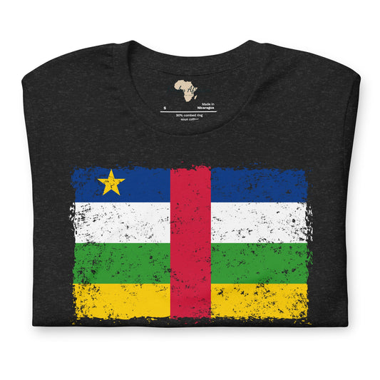 Central African Republic grunge unisex tee Funky African
