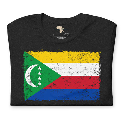 Comoros grunge unisex tee