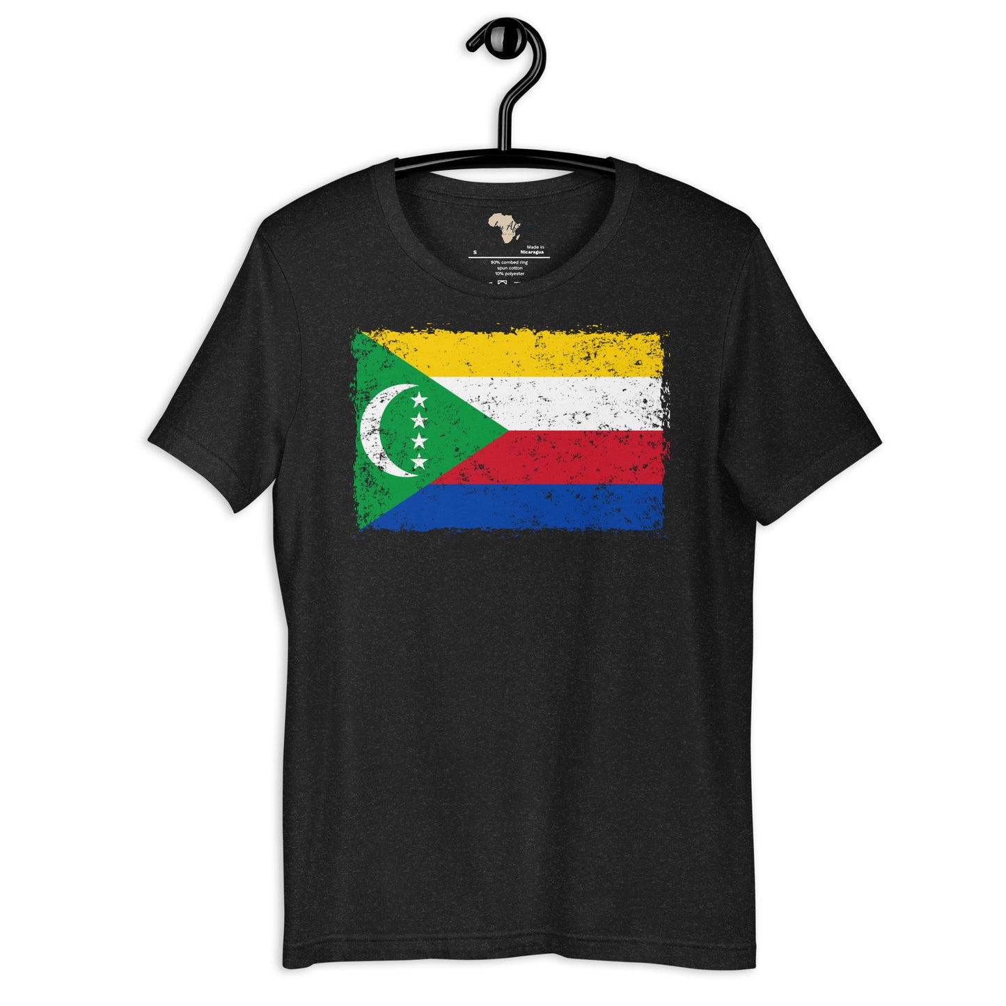 Comoros grunge unisex tee