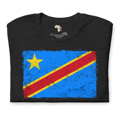 DR Congo grunge unisex tee