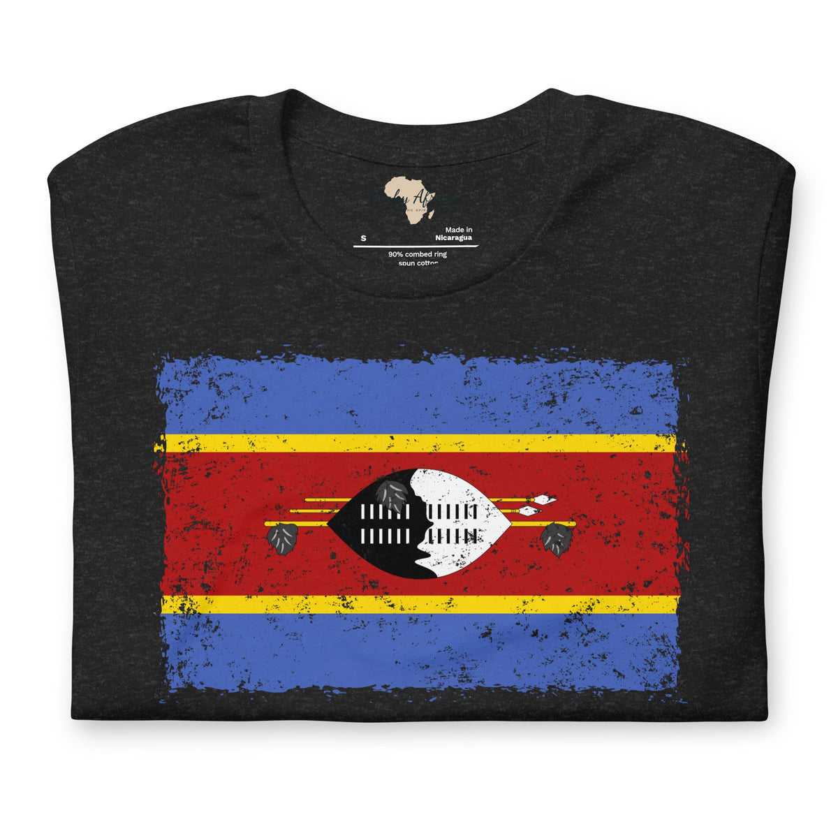 Eswatini grunge unisex tee Funky African