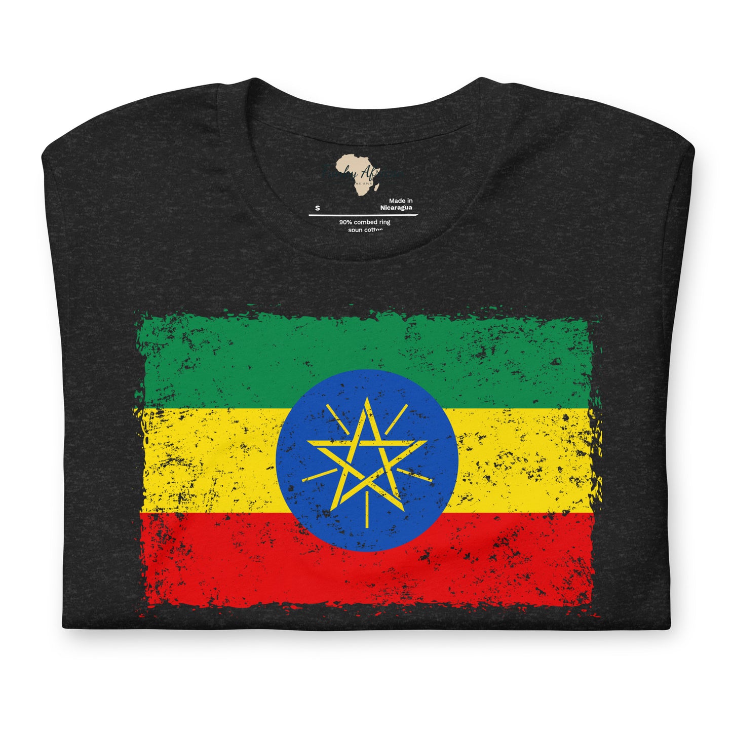 Ethiopia grunge unisex tee