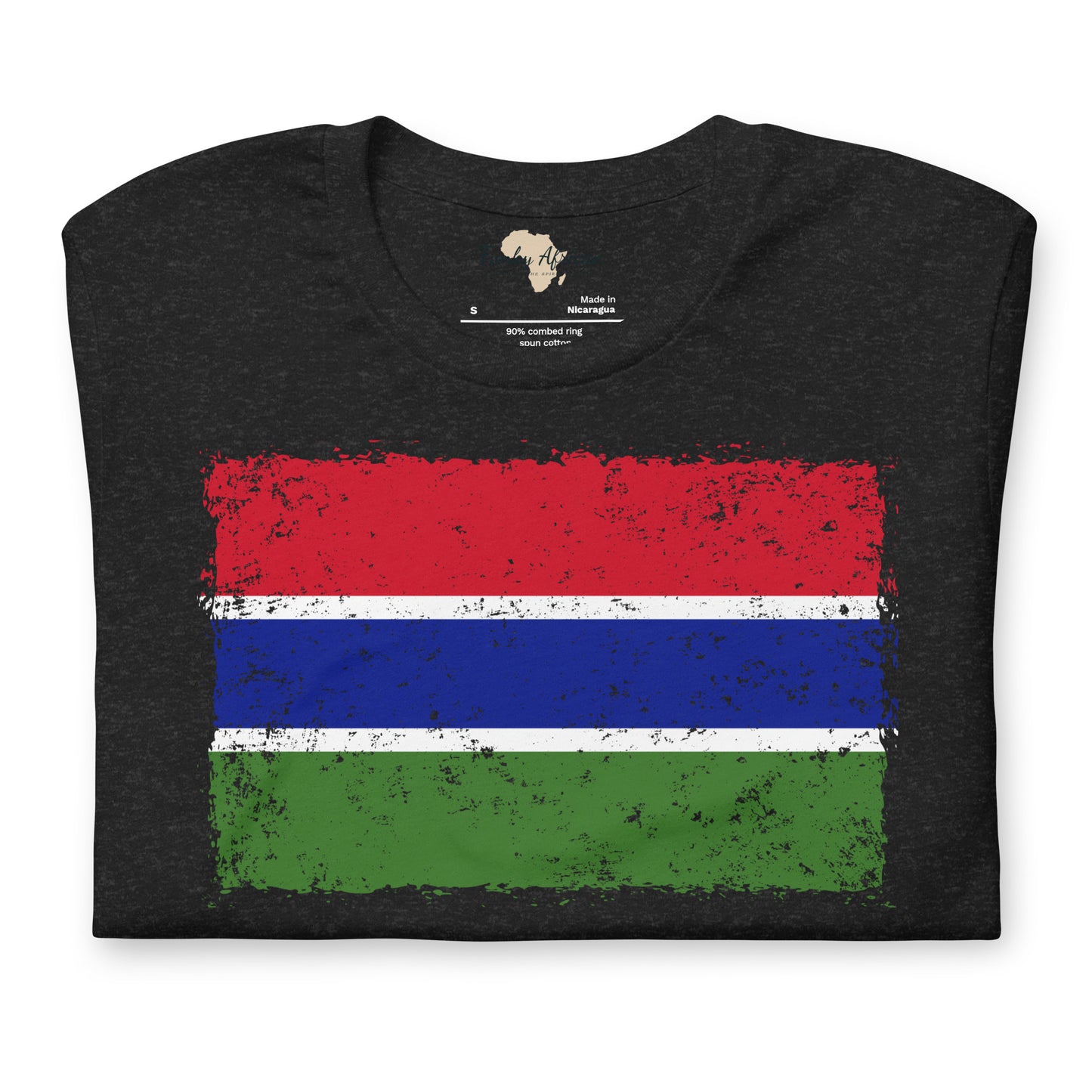 Gambia grunge unisex tee