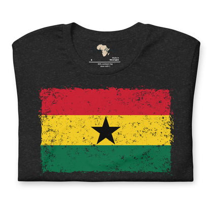 Ghana grunge unisex tee