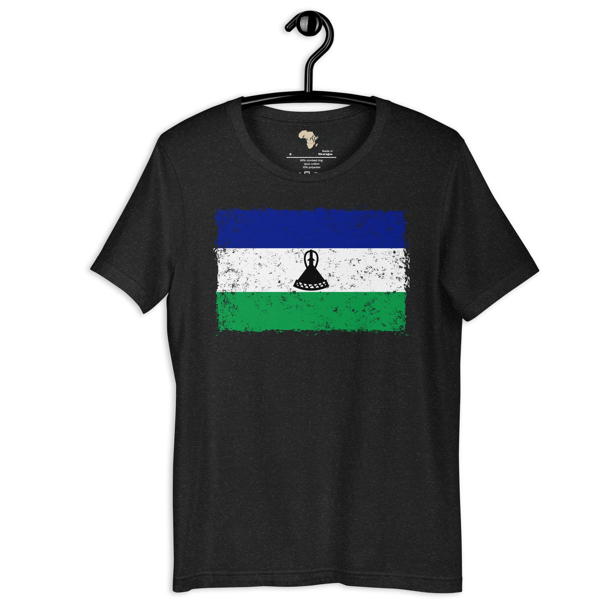 Lesotho grunge unisex tee Funky African