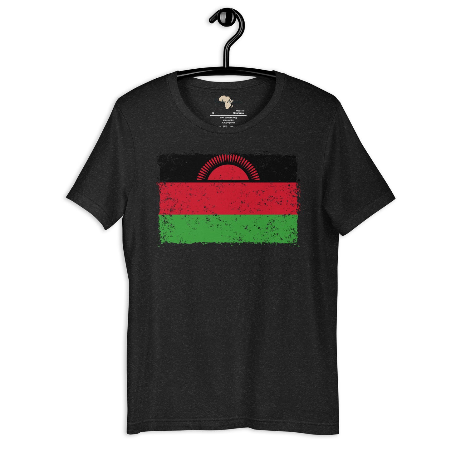 Malawi grunge unisex tee