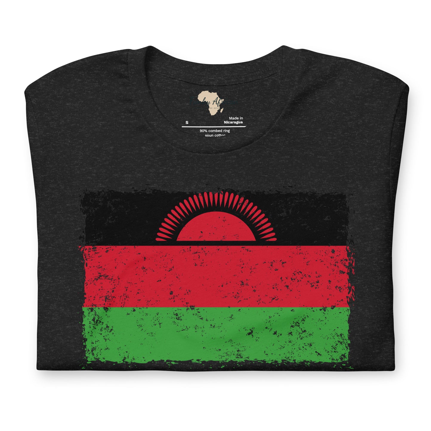 Malawi grunge unisex tee