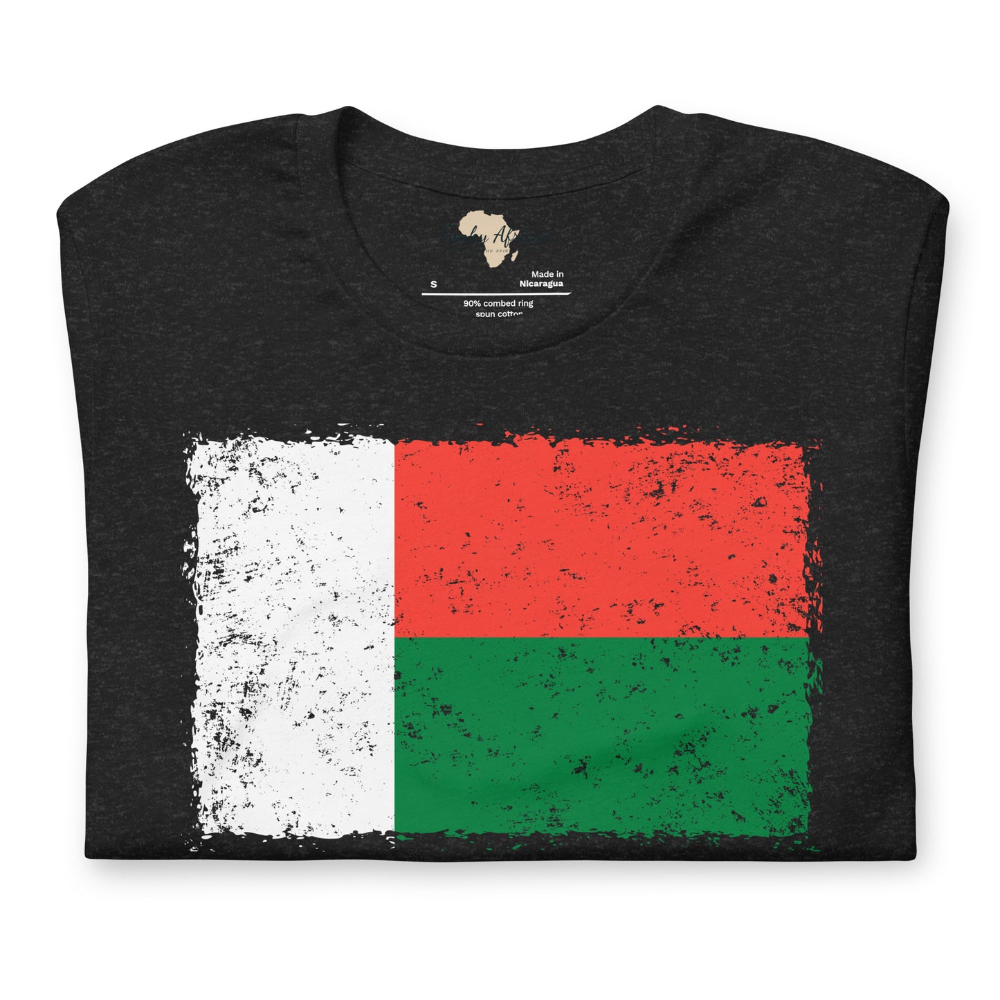 Madagascar grunge unisex tee