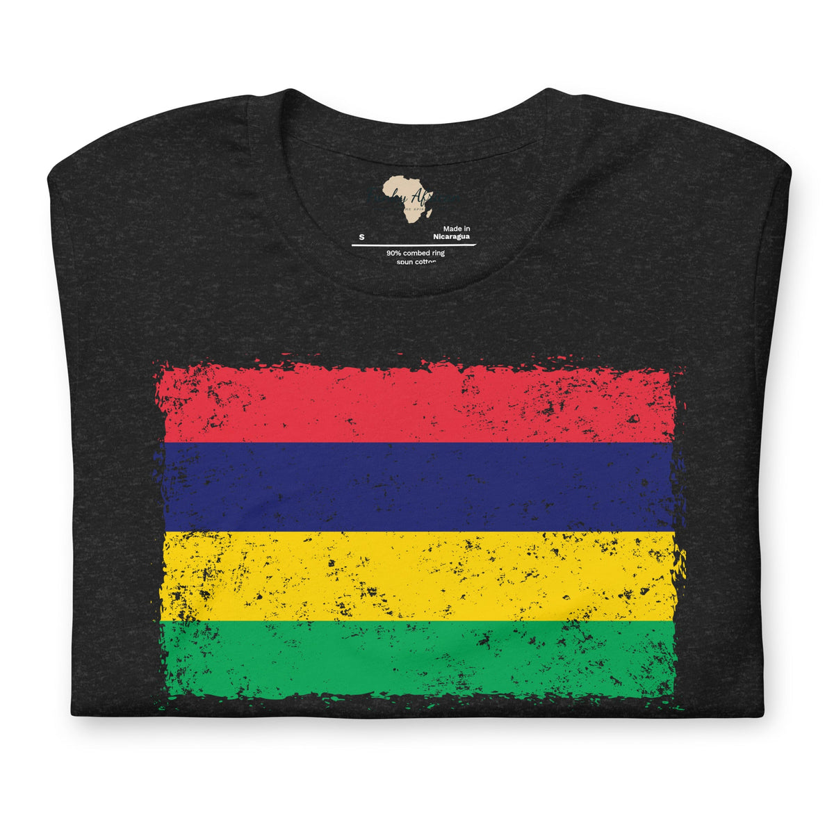 Mauritius grunge unisex tee Funky African