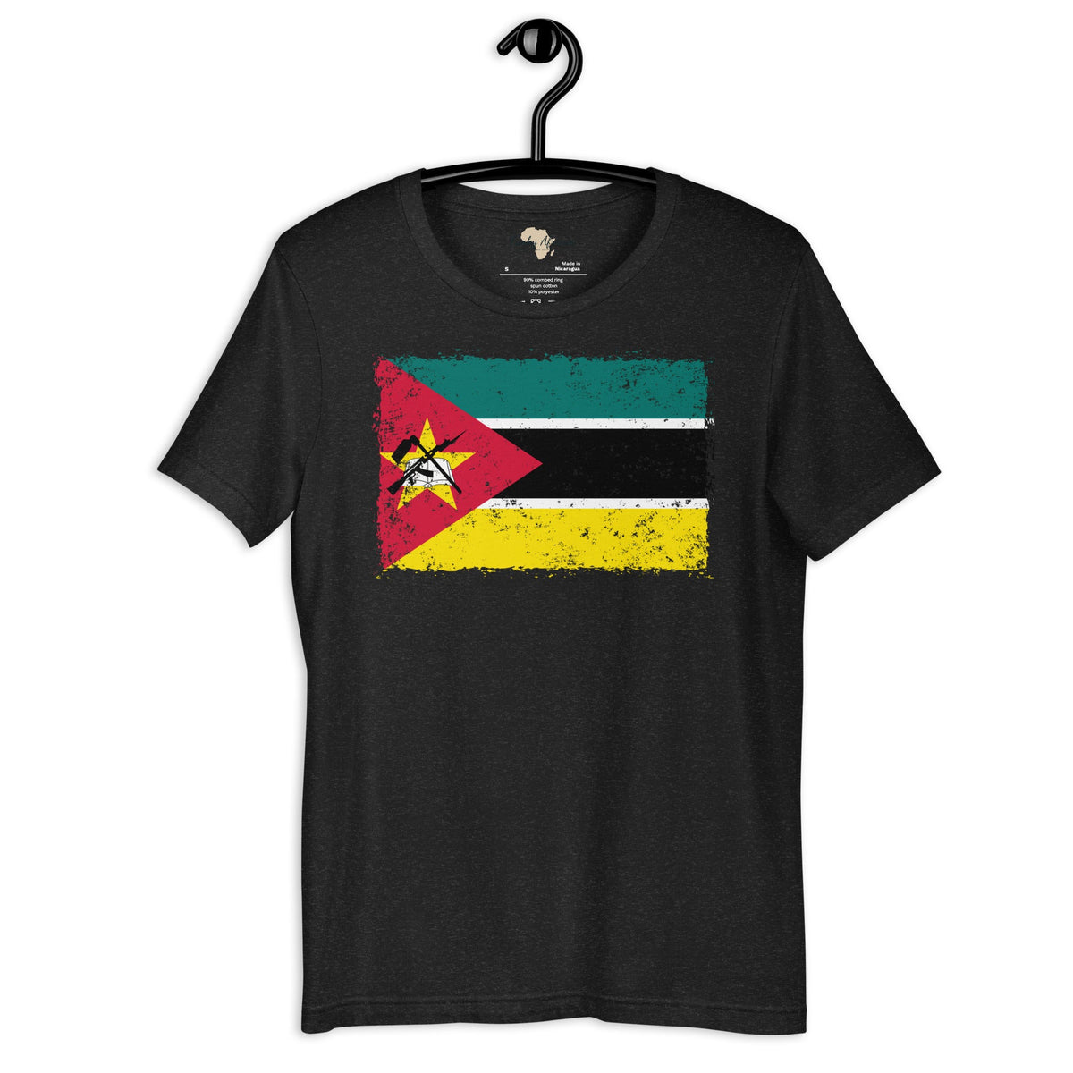 Mozambique grunge unisex tee Funky African
