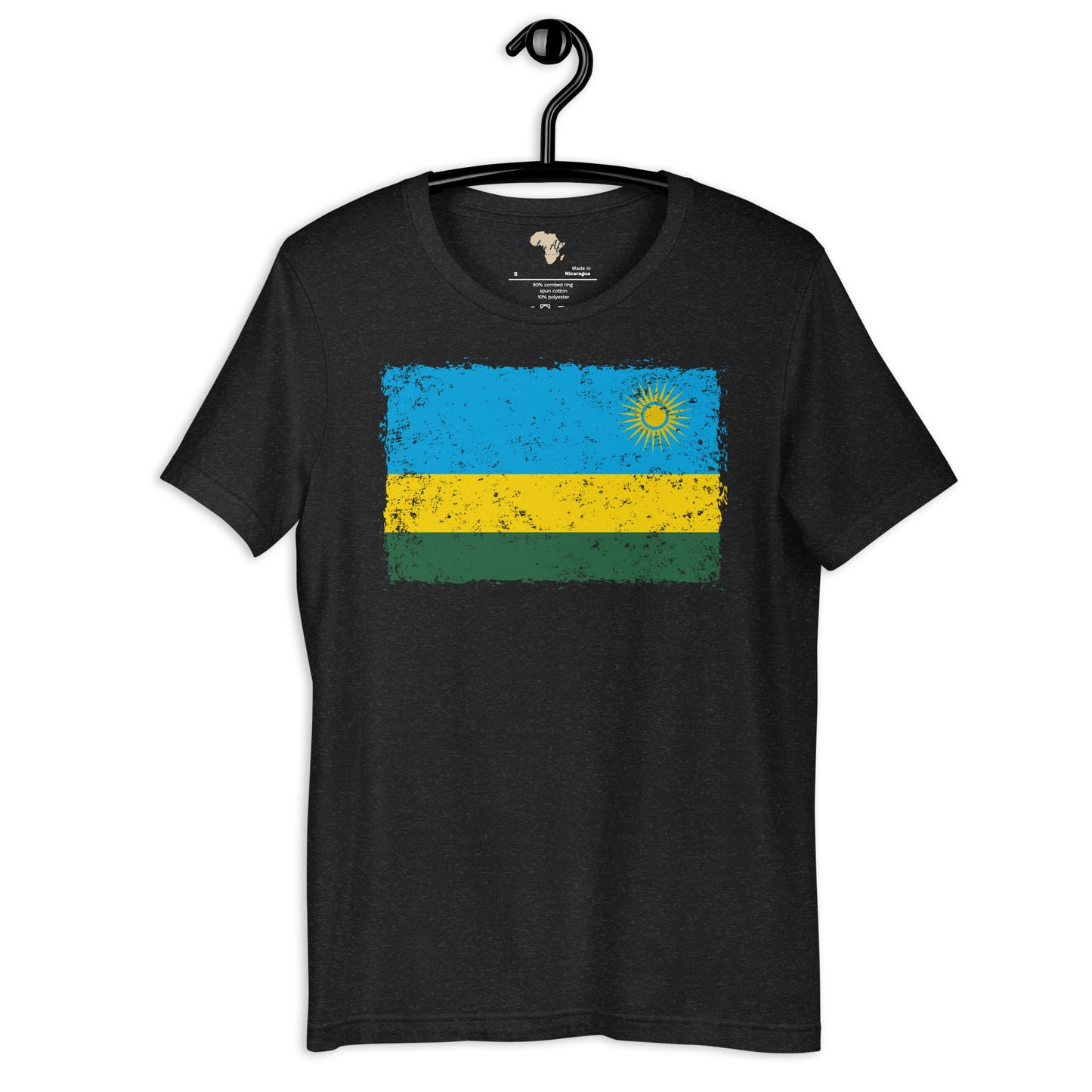 Rwanda grunge unisex tee